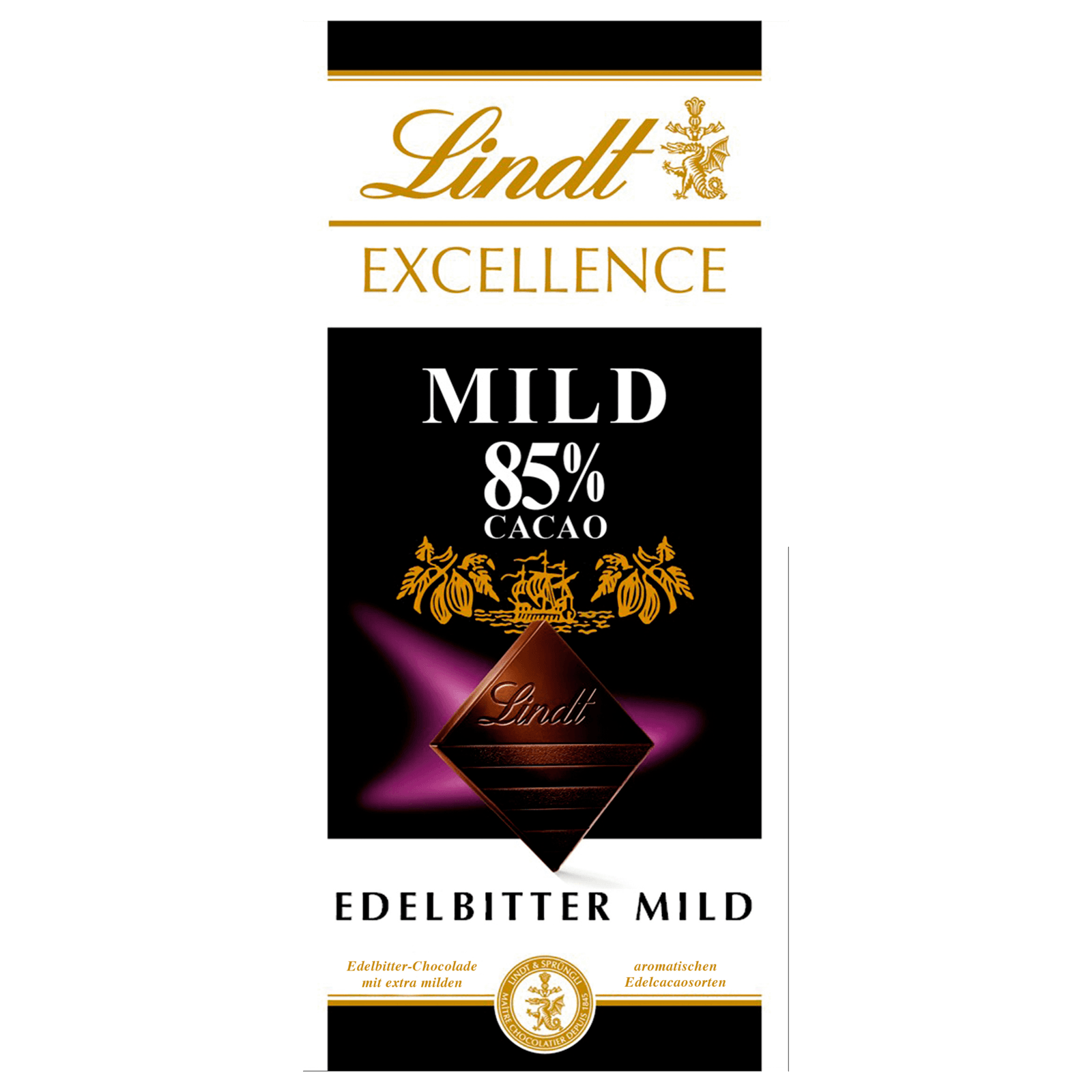 Lindt Excellence Schokolade Edelbitter mild 85% Cacao 100g