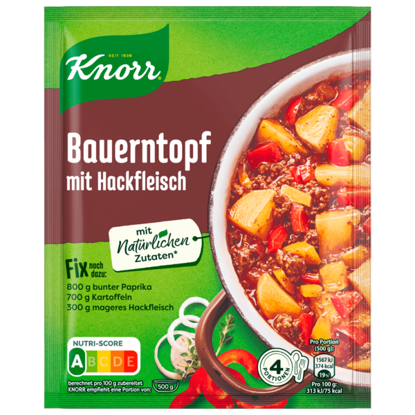 Bauerntopf Mit Hackfleisch Knorr