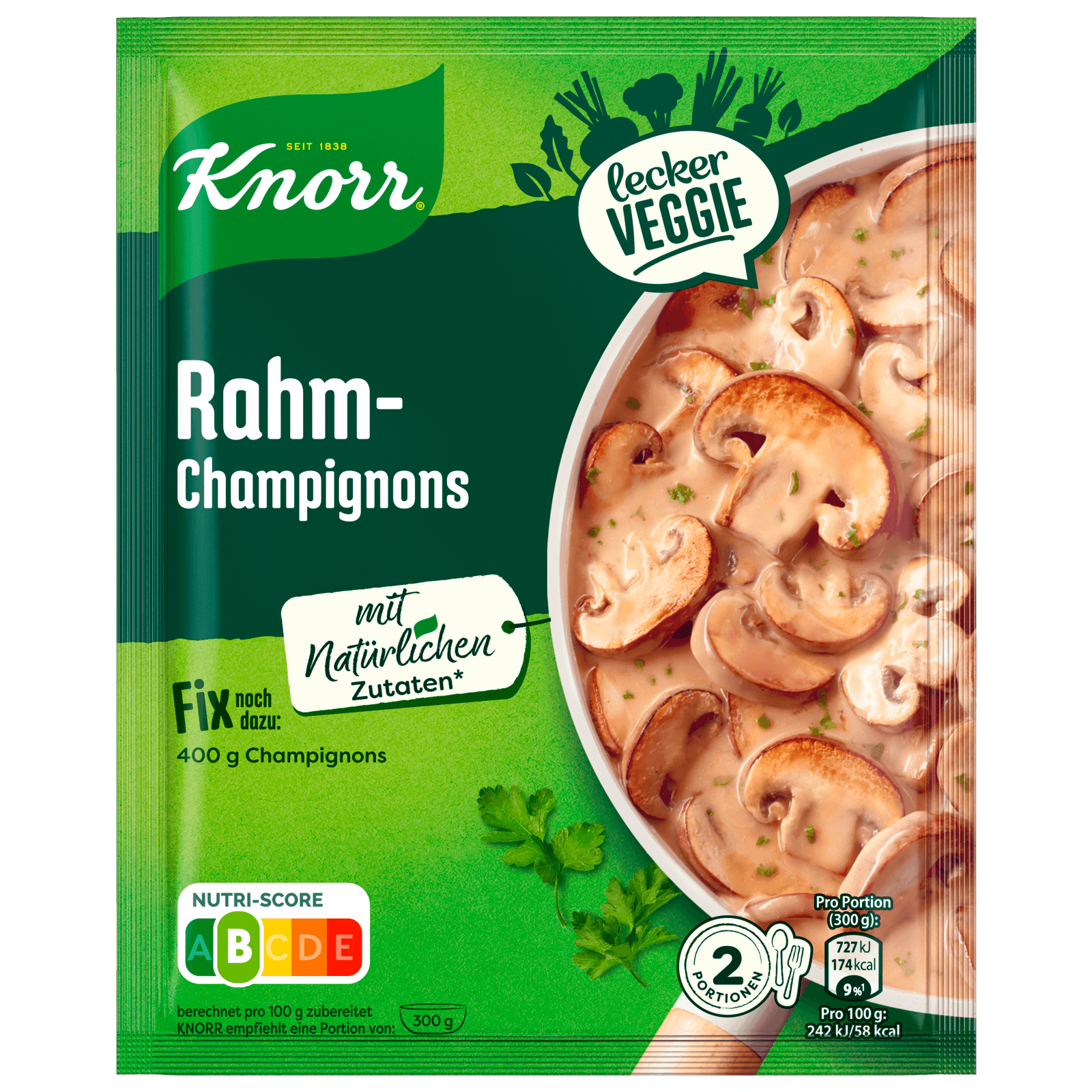 Knorr Fix Rahm-Champignons 2 Portionen