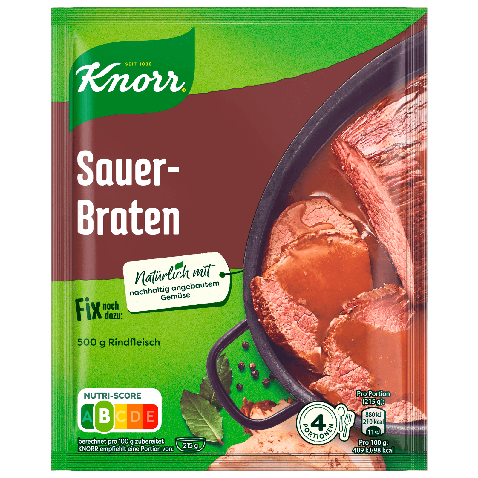 dry mix most like knorr sauerbraten