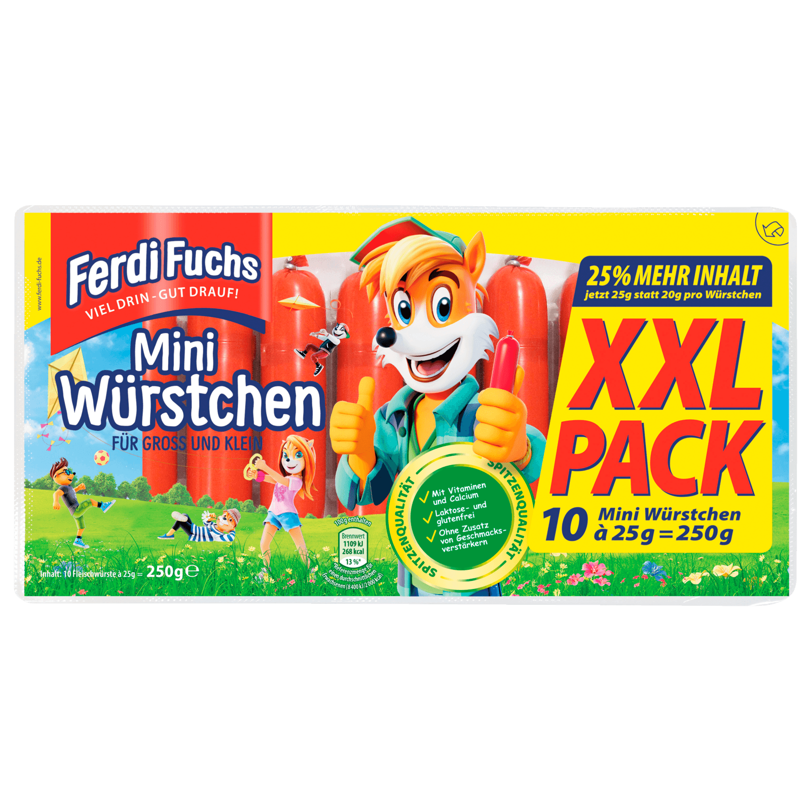 Ferdi Fuchs XXL-Pack Mini-Würstchen 10x25g bei REWE online bestellen!