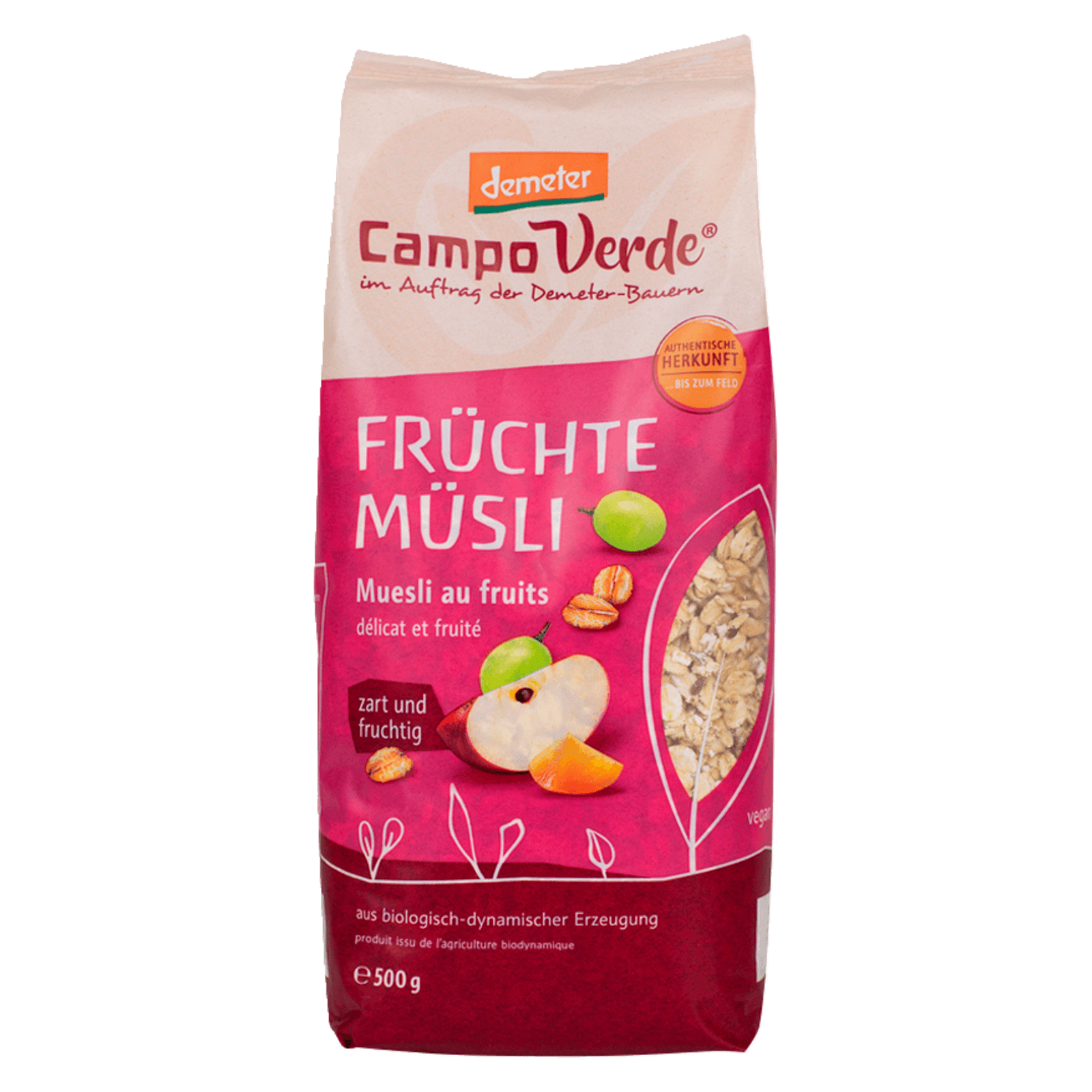 Campo Verde Bio Demeter Früchte Müsli 500g