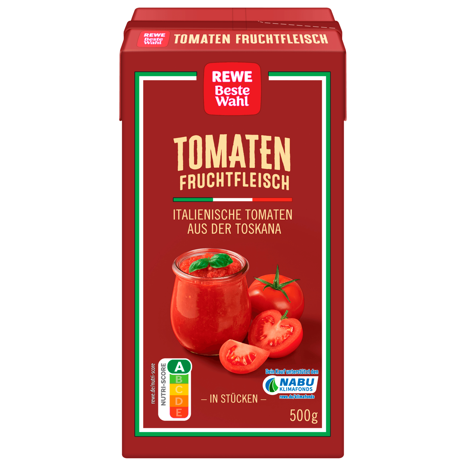 REWE Beste Wahl Tomaten Fruchtfleisch in Stücken 500g