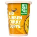 TressBrüder Frische gelbe Bio-Linsensuppe mit Curry 450ml