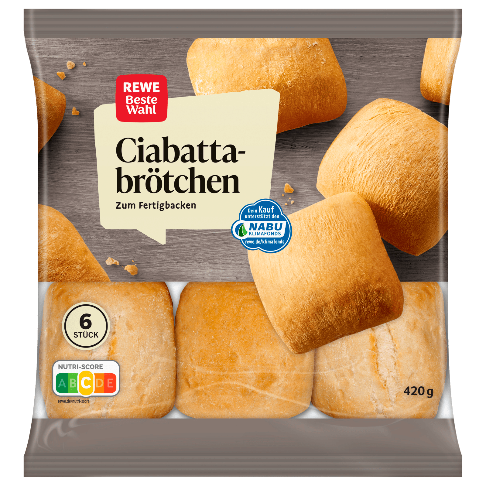 REWE Beste Wahl Ciabatta-Brötchen 420g bei REWE online bestellen!