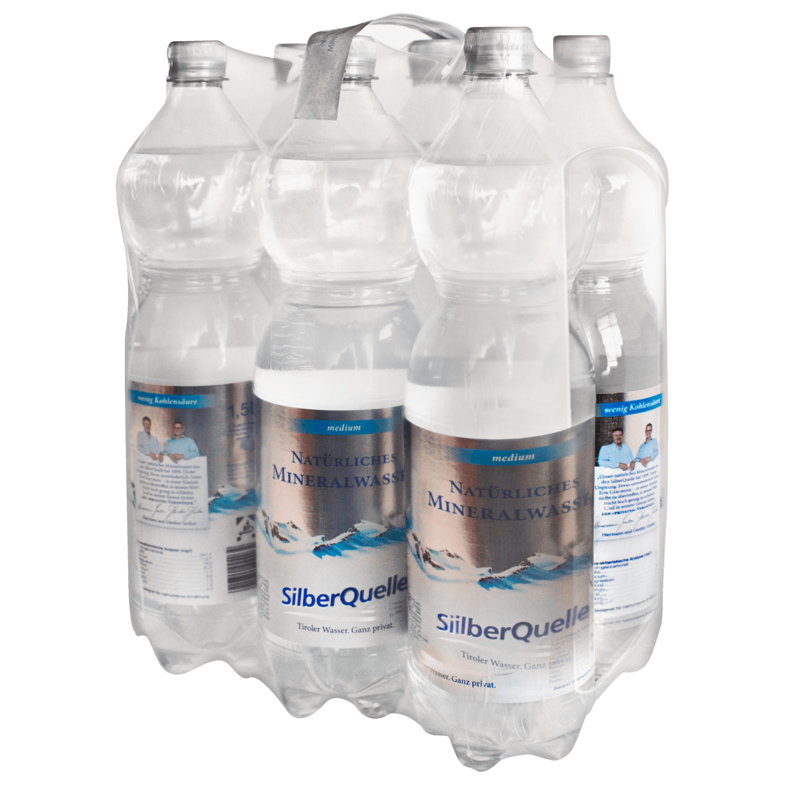 Silberquelle Mineralwasser medium 6x1,5l  für 2.94 EUR