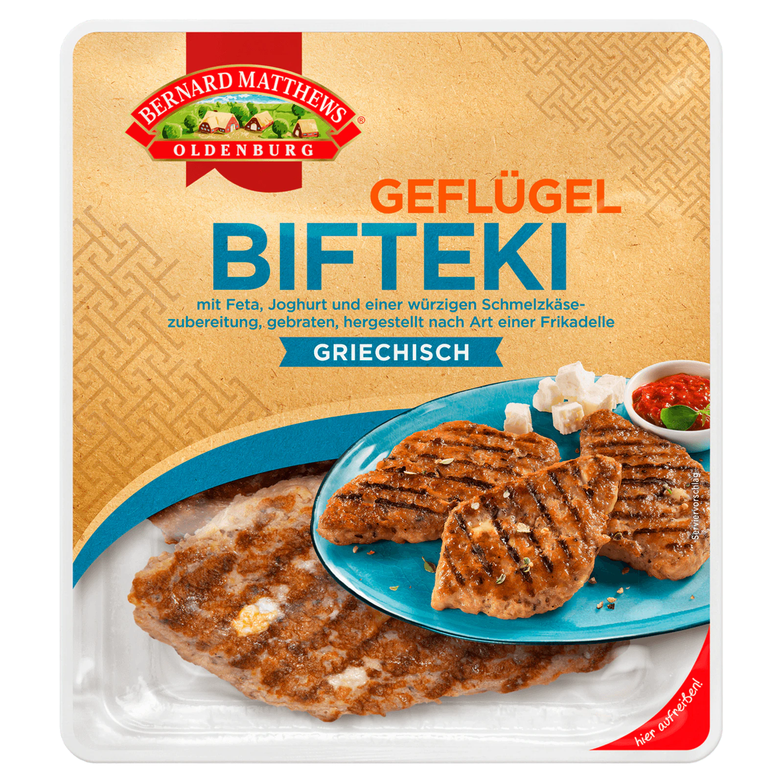 Bernard Matthews Oldenburg Geflügel-Bifteki 200g  für 2.99 EUR