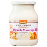 Schrozberger Milchbauern Fruchtjoghurt Pfirsich Maracuja 3,5% 500g