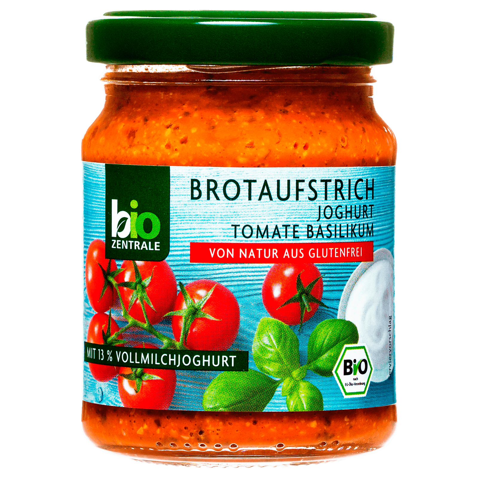 Biozentrale Bio Brotaufstrich Joghurt Tomate-Basilikum 125g  für 2.49 EUR