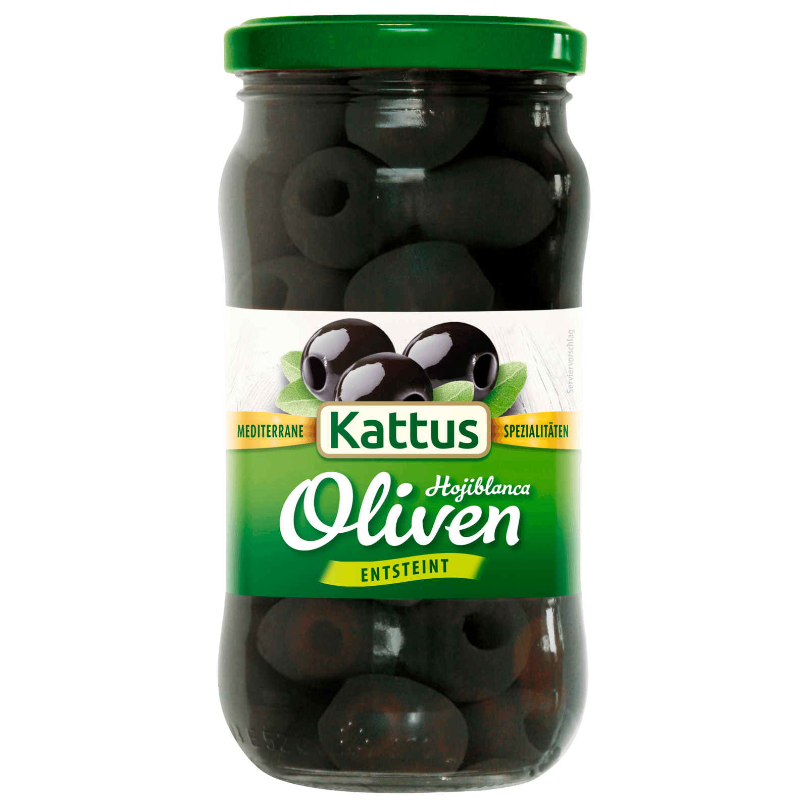Kattus Schwarze Oliven entsteint 160g  für 2.99 EUR