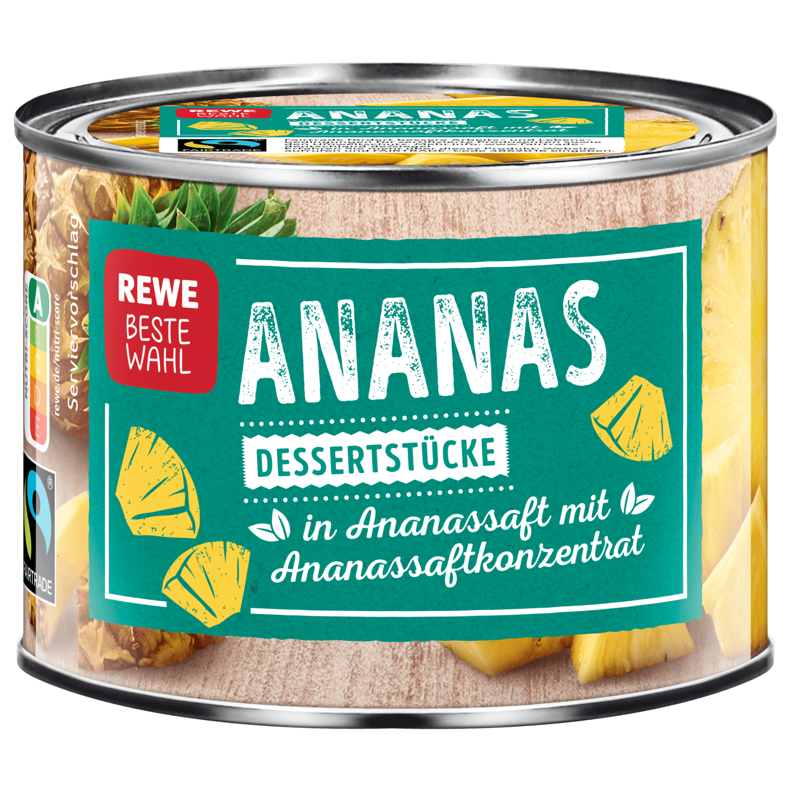 REWE Beste Wahl Ananasstücke 142g  für 1.99 EUR