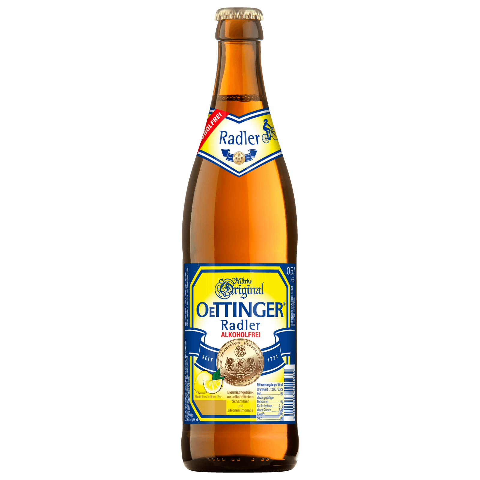 Oettinger Radler alkoholfrei 0,5l  für 1.00 EUR