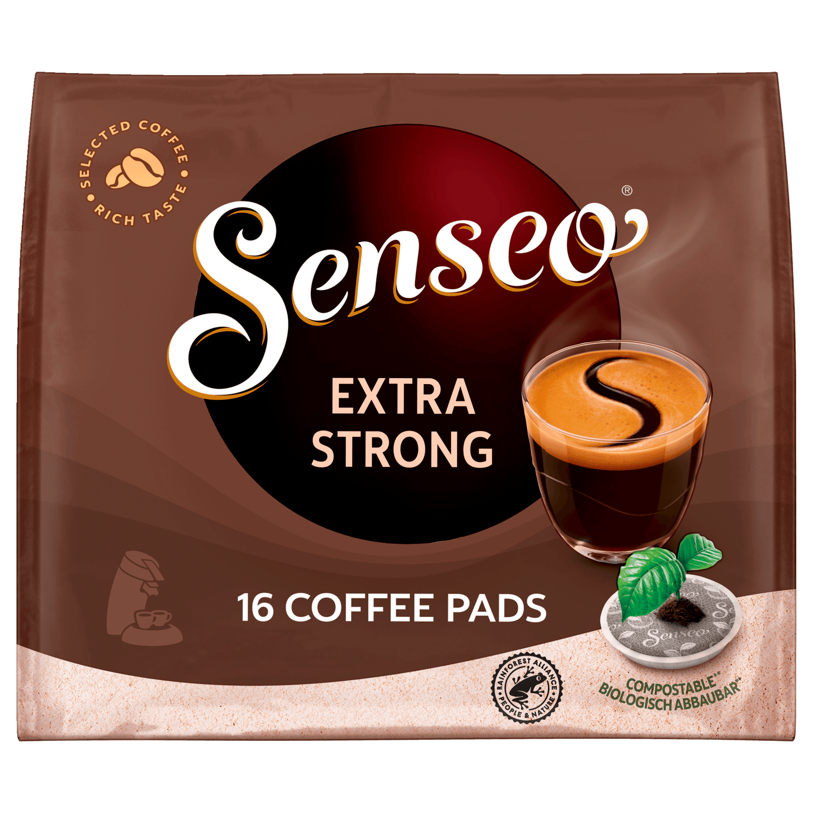 Extra REWE Pads Kaffeepads Strong Senseo bei bestellen! 16 111g, online