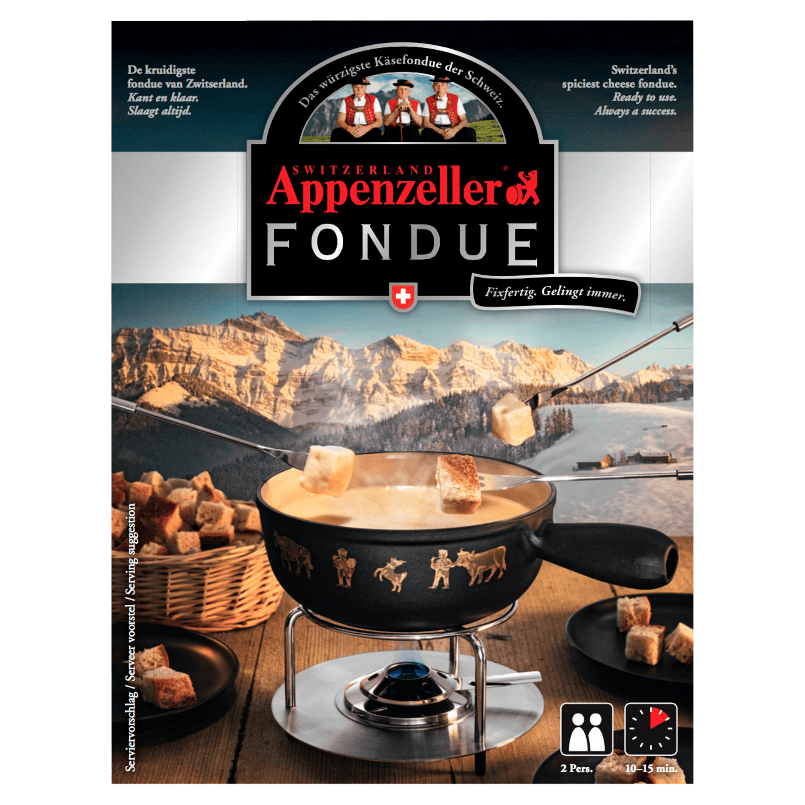 Appenzeller Schweizer Fondue Käse 400g bei REWE online bestellen!