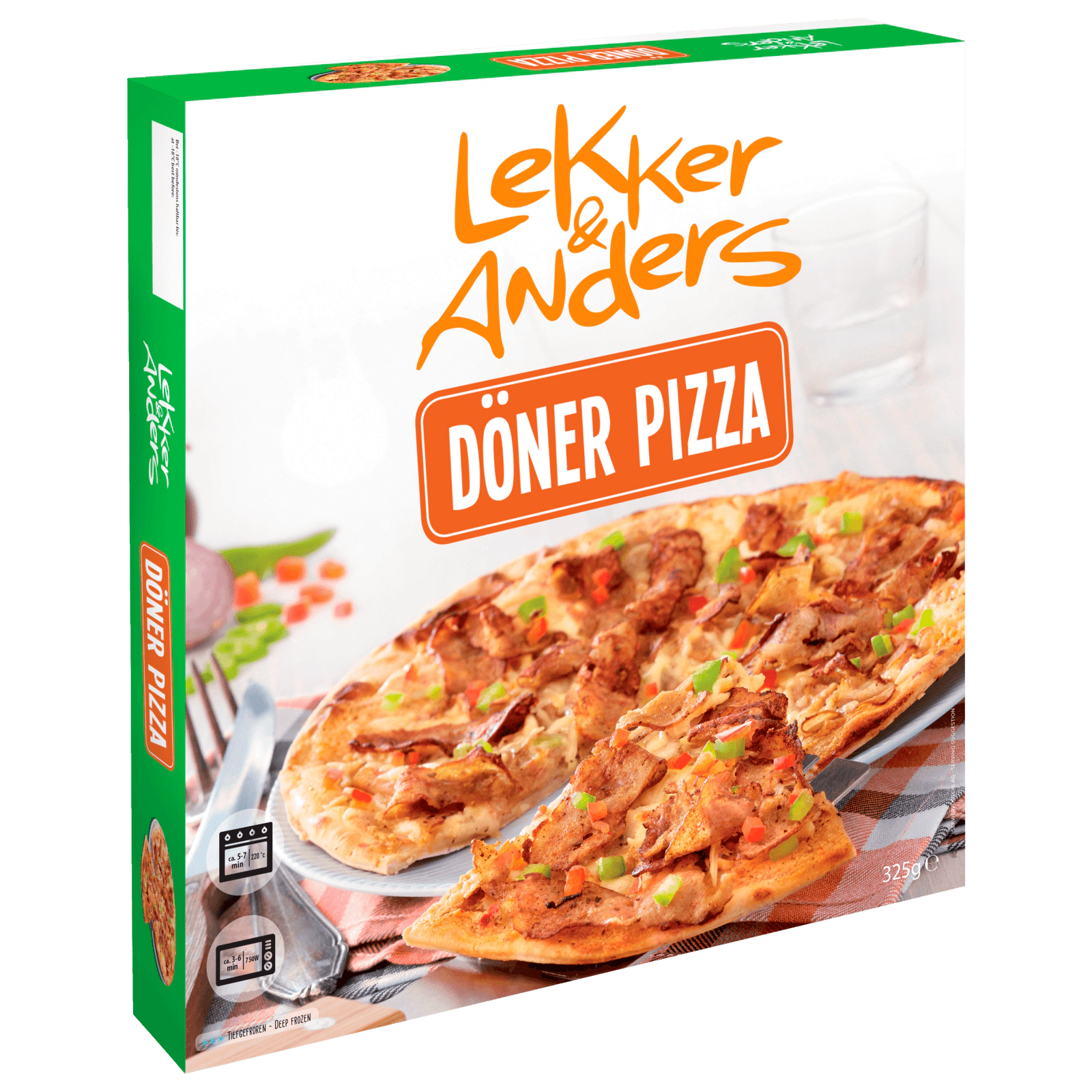 Lekker Anders Doner Pizza 325g Bei Rewe Online Bestellen