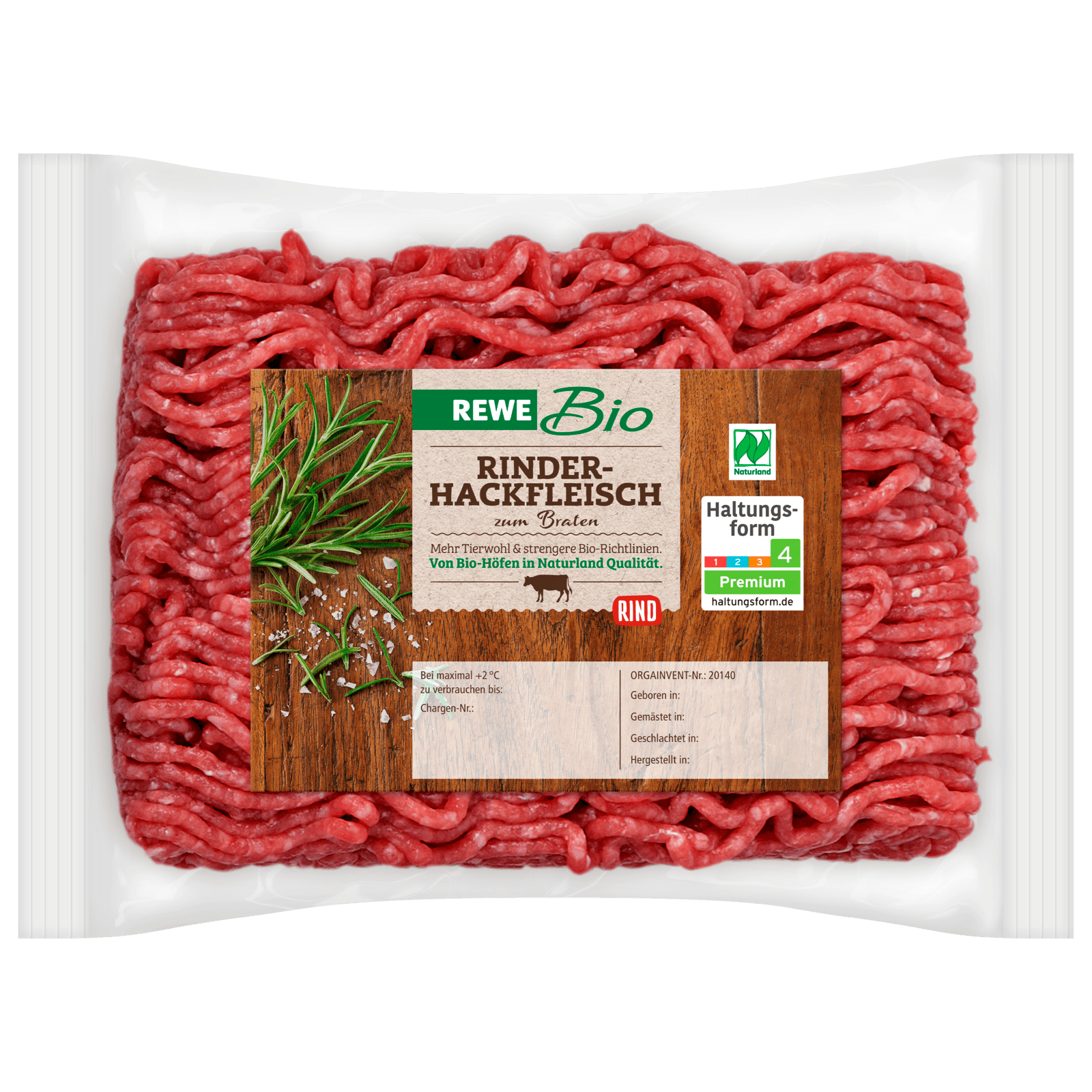 REWE Bio Rinderhackfleisch 400g