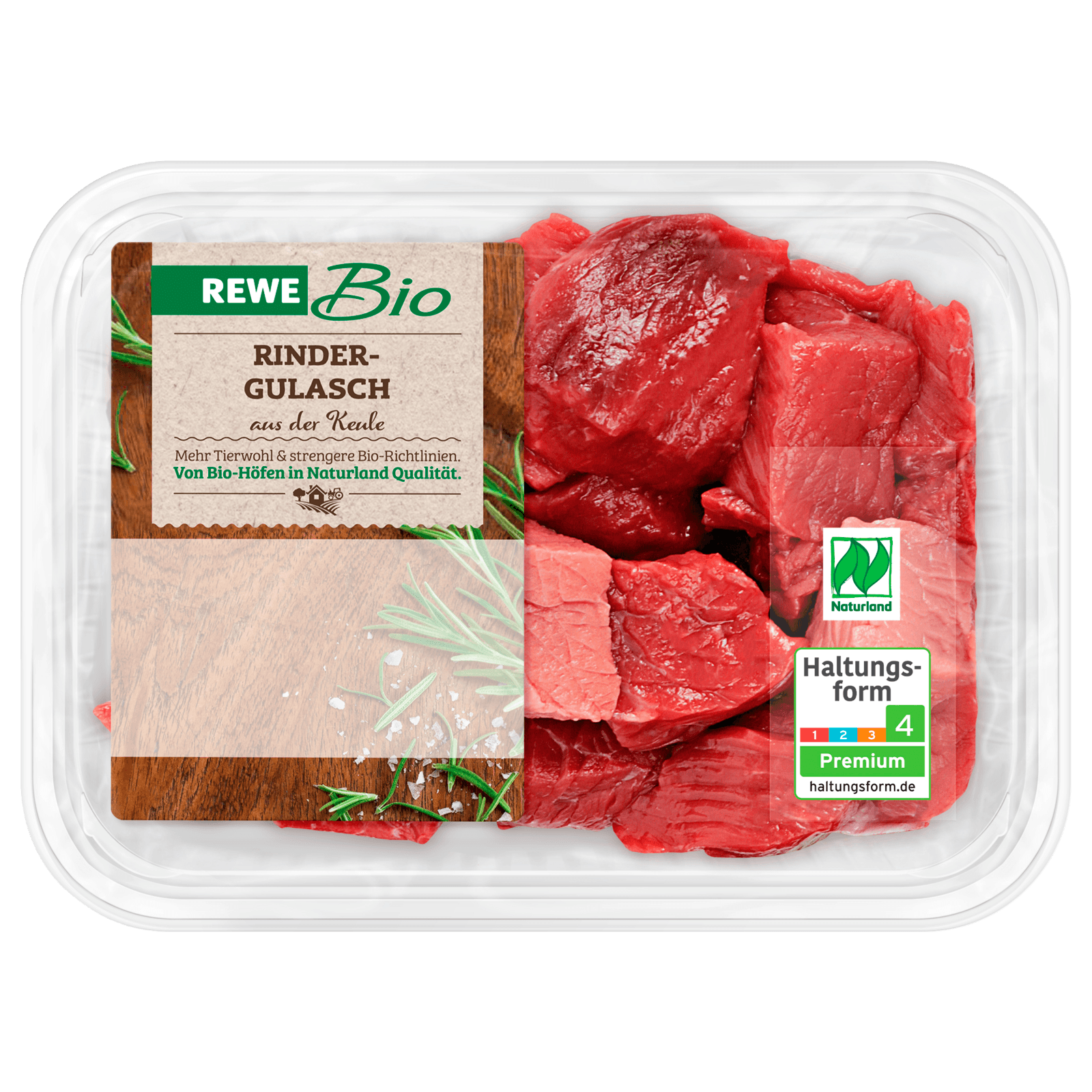 REWE Bio Rindergulasch aus der Keule ca. 530g  für 15.32 EUR