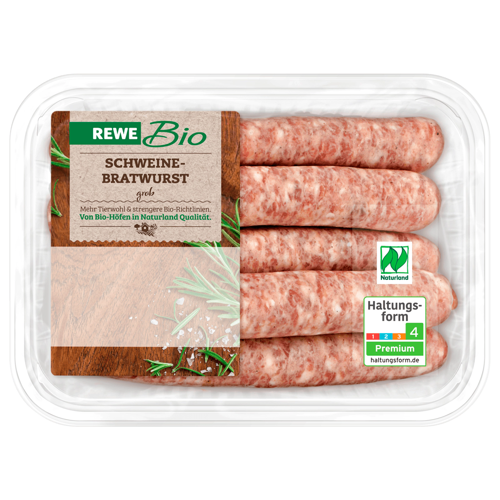 REWE Bio Bratwurst grob 300g