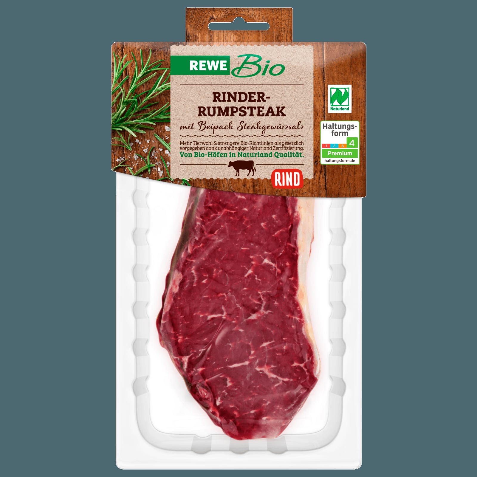 REWE Bio Rinder Rumpsteak ca. 240g  für 11.26 EUR