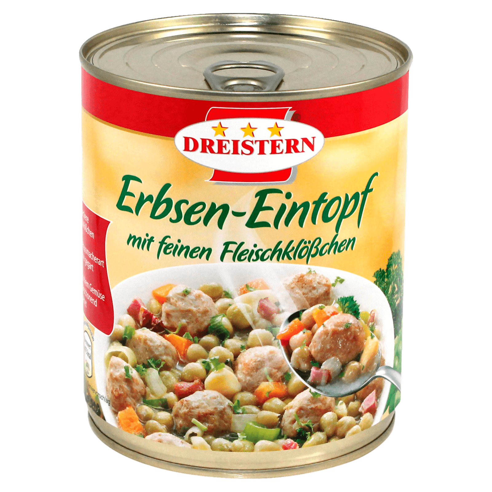 Dreistern Erbsen-Eintopf mit Fleischklößchen 800g