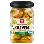 REWE Beste Wahl Kräuter-Oliven ohne Stein 150g