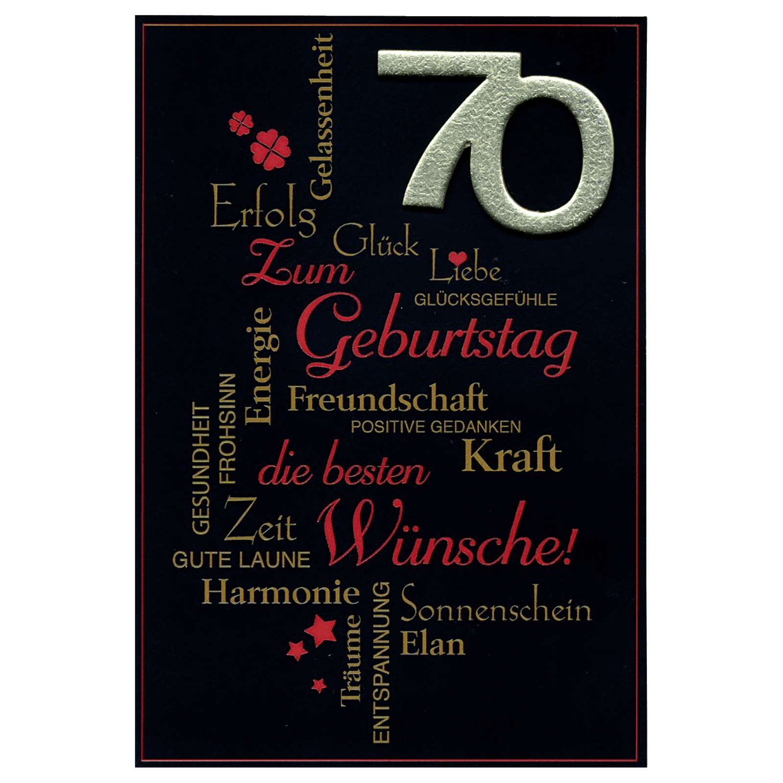 Vivess Glückwunschkarte 70. Geburtstag  für 2.99 EUR