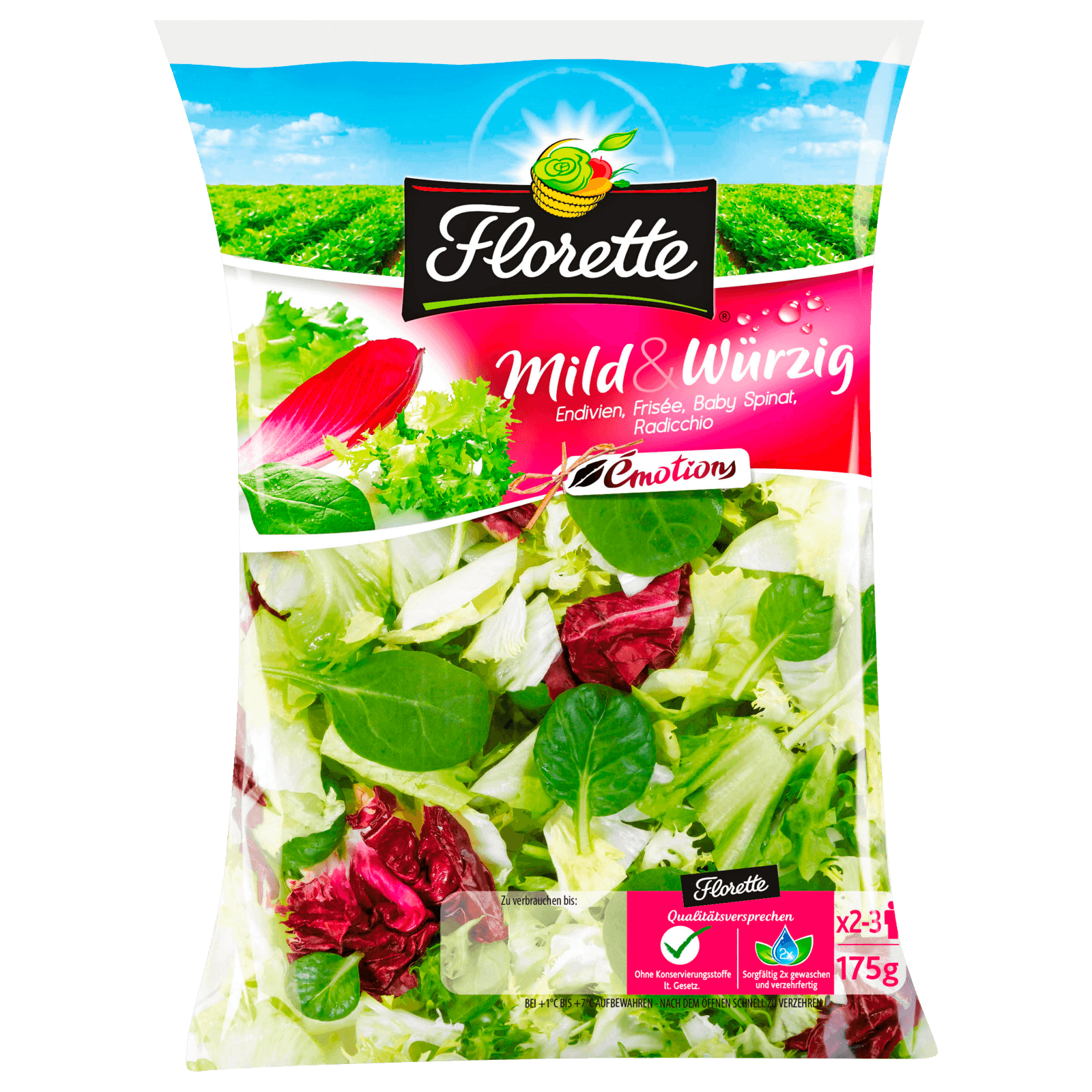 Florette Salatmischung Mild & Würzig 175g