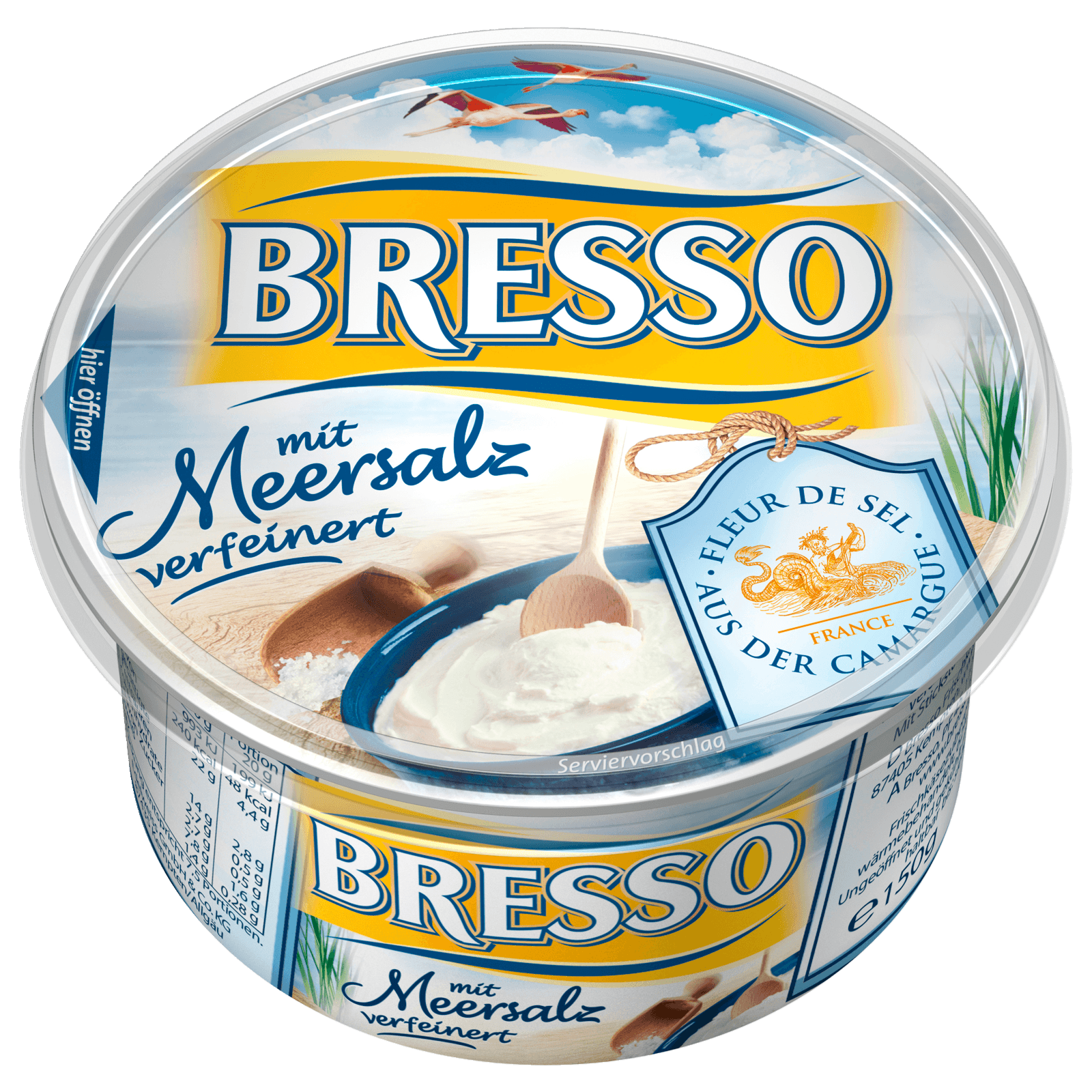 Bresso Frischkäse Meersalz 150g  für 2.29 EUR