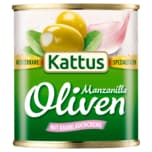 Kattus Große Oliven mit Knoblauchcreme 85g