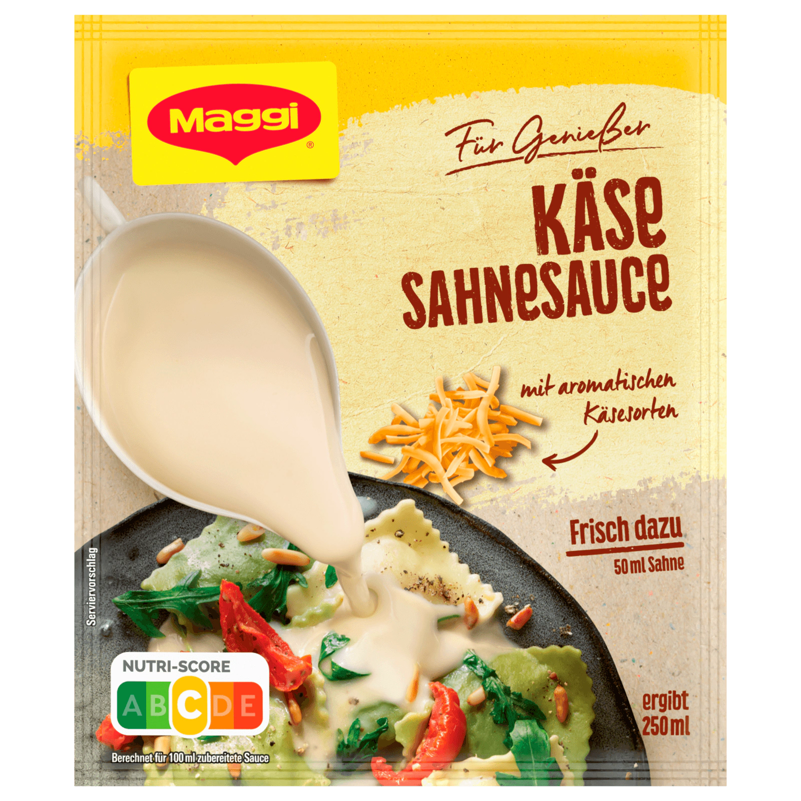 Maggi Für Genießer Käse-Sahne-Sauce ergibt 250ml  für 0.99 EUR