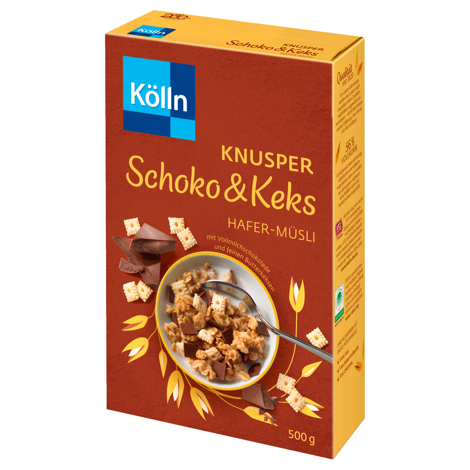 Kölln Müsli Knusper Schoko &amp; Keks 500g bei REWE online bestellen!