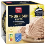 REWE Beste Wahl Thunfisch-Filets in Sonnenblumenöl 185g