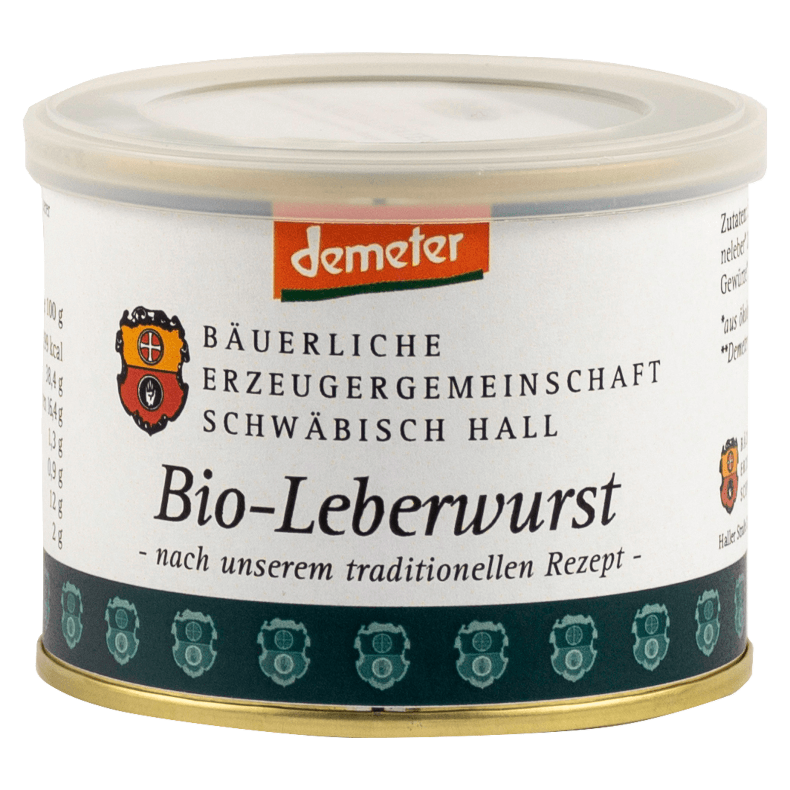 Bäuerliche Erzeugergemeinschaft Schwäbisch Hall Bio demeter Leberwurst 200g  für 4.89 EUR