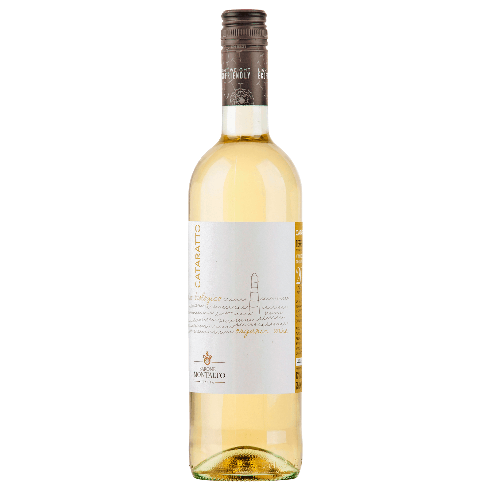 Barone Montalto Weißwein Cataratto Bio trocken 0,75l  für 6.49 EUR