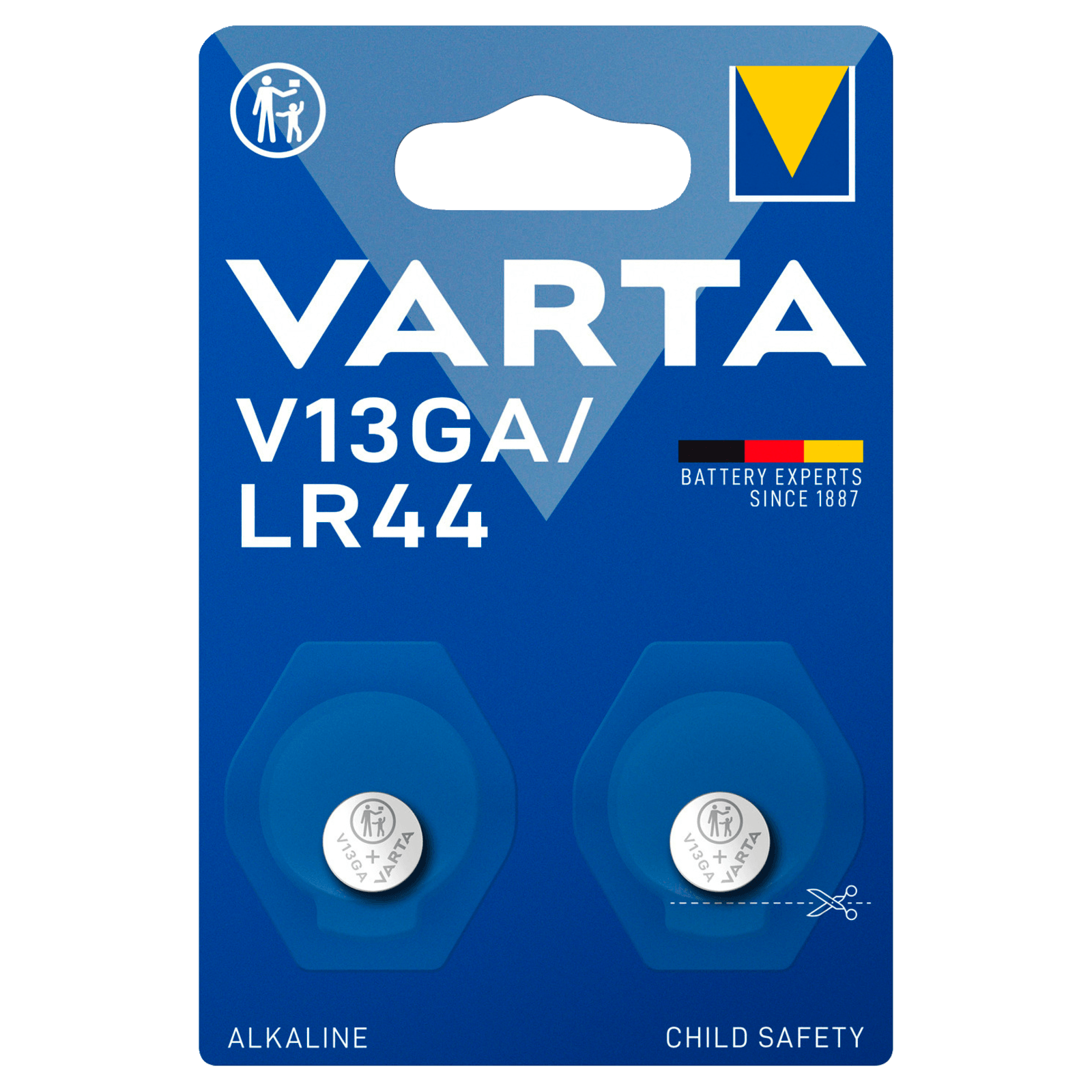 Varta Batterien V13GA/LR44 2 Stück