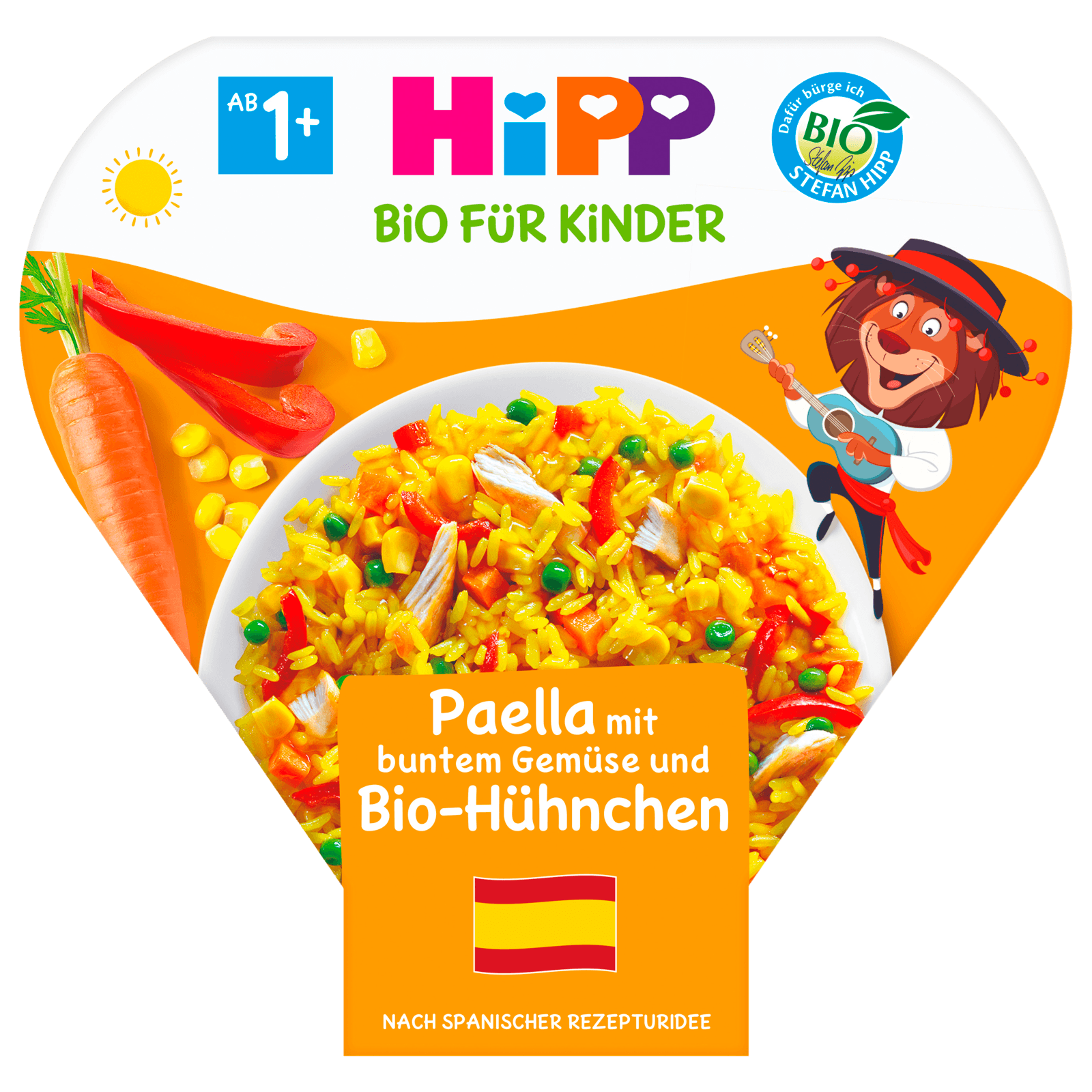 Hipp Paella mit Bio-Hühnchen & Gemüse 250g