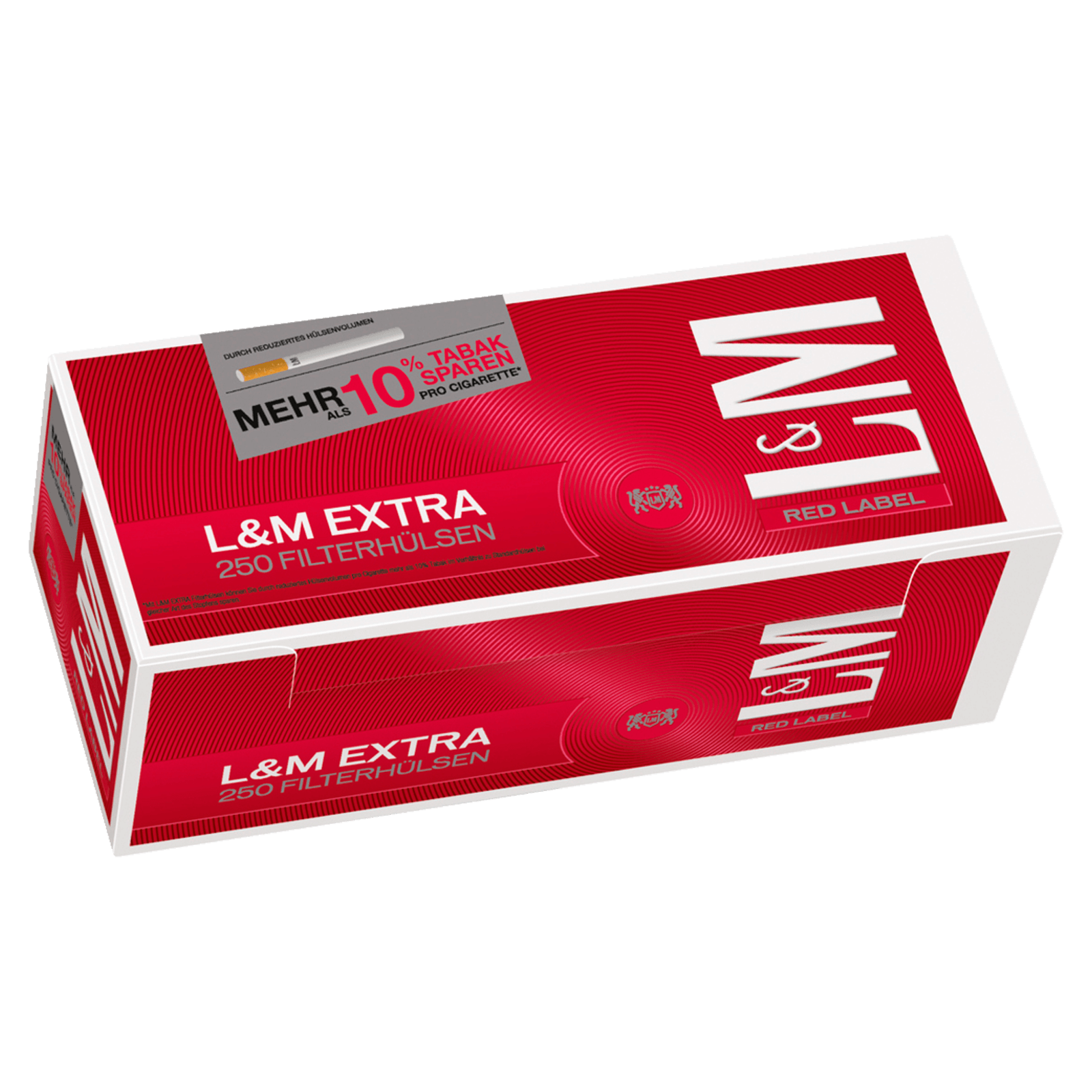 L&M Red Label Extra Hülsen 250 Stück  für 2.00 EUR