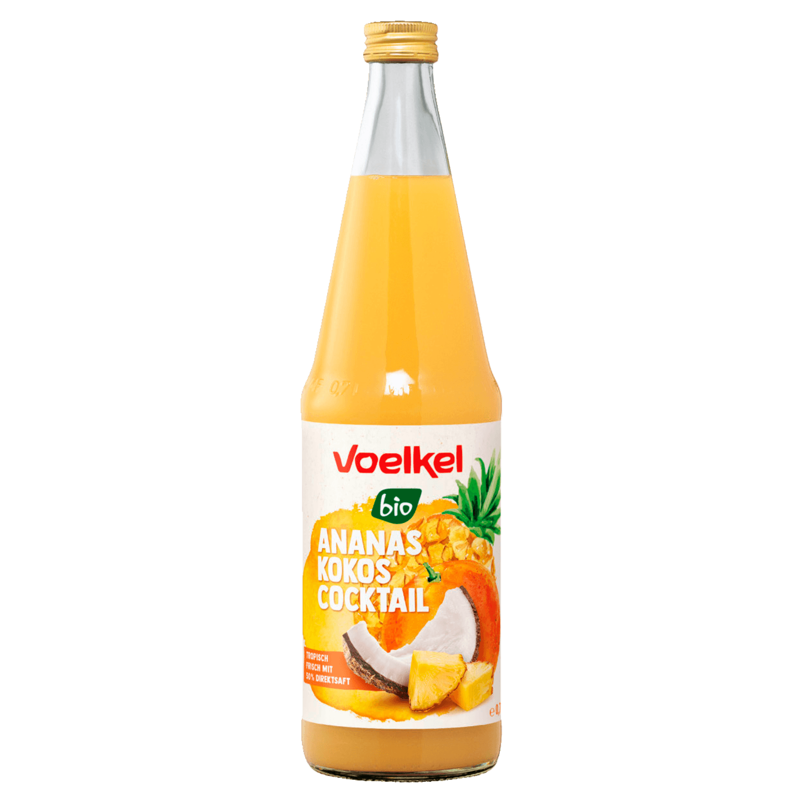 Voelkel økologisk ananas & kokosnøttjuice 0,7 L