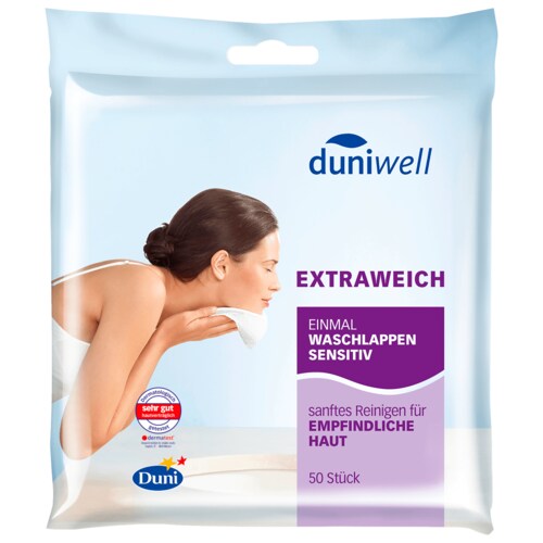 Duniwell Einmal-Waschlappen sensitiv