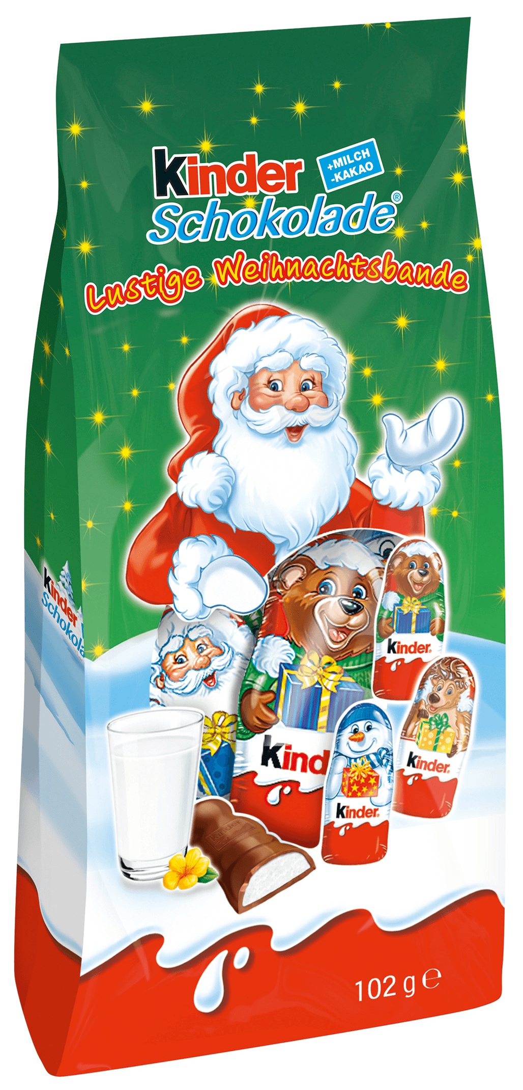Kinder Schokolade Lustige Weihnachtsbande 102g Bei Rewe Online Bestellen