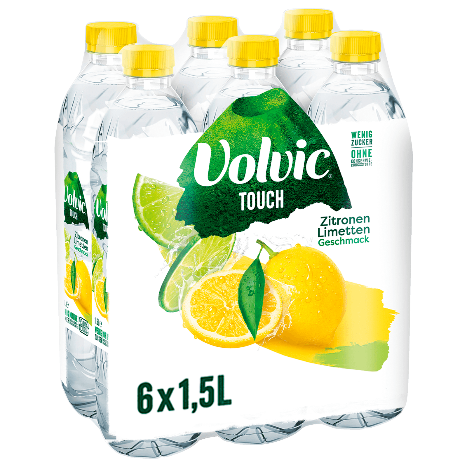 Volvic Touch Zitrone-Limette 6x1,5l