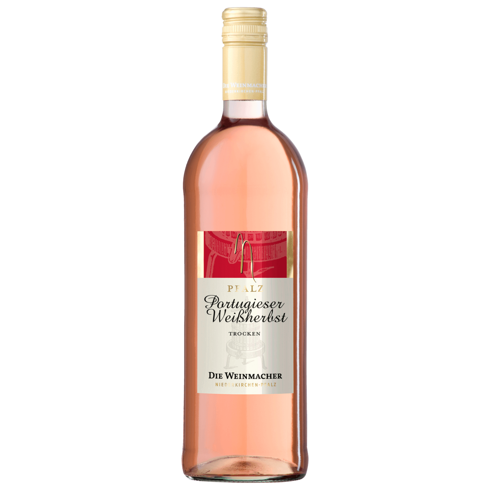 Die Weinmacher Rosé Portugieser Weißherbst trocken 1l  für 3.99 EUR
