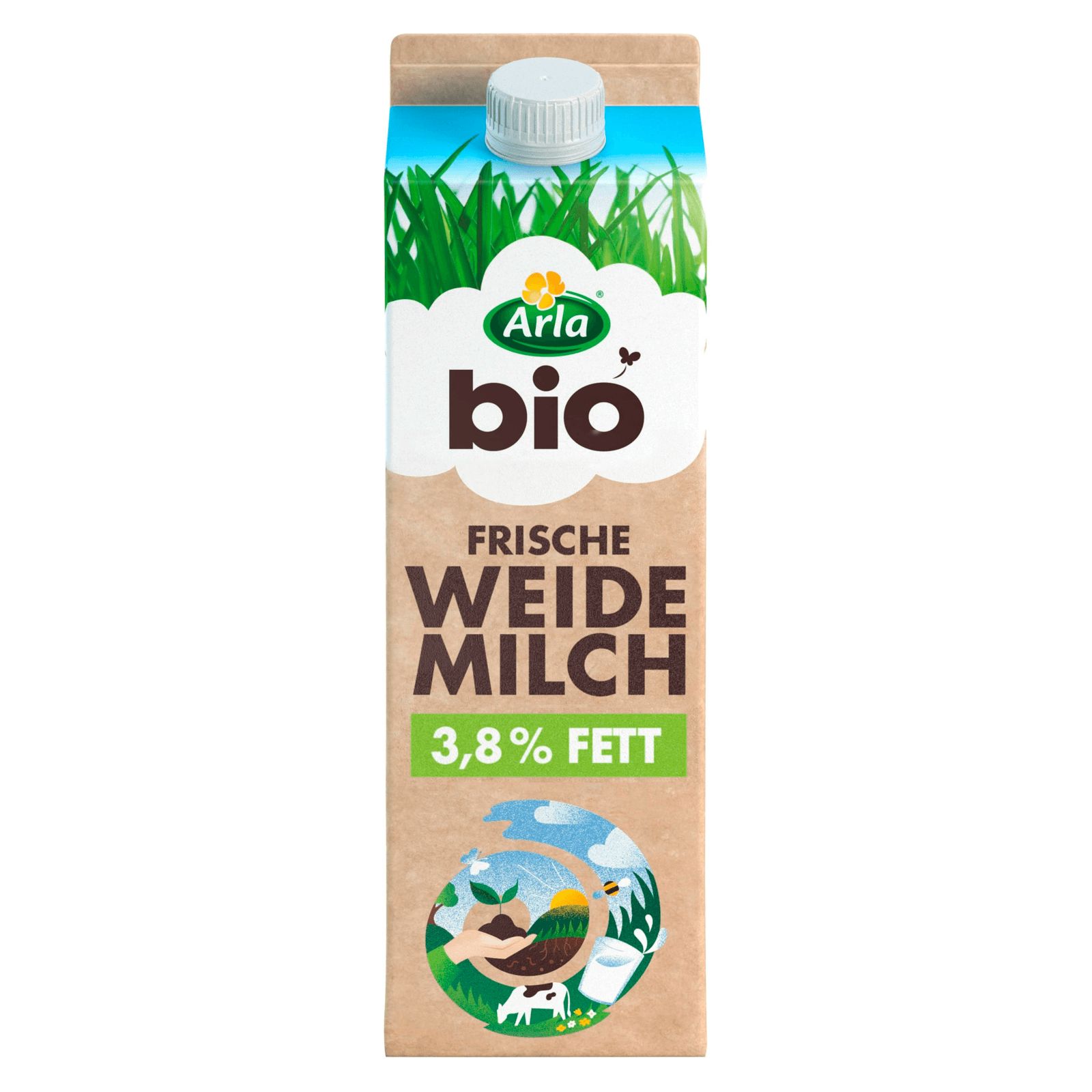 Arla Frische Bio Weidemilch 3,8% 1l bei REWE online bestellen!