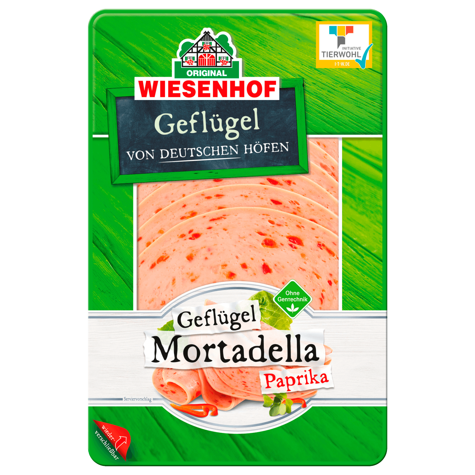 Wiesenhof Geflügel Paprika-Mortadella 100g