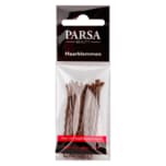 Parsa Beauty Haarklemmen gewellt & braun 18 Stück