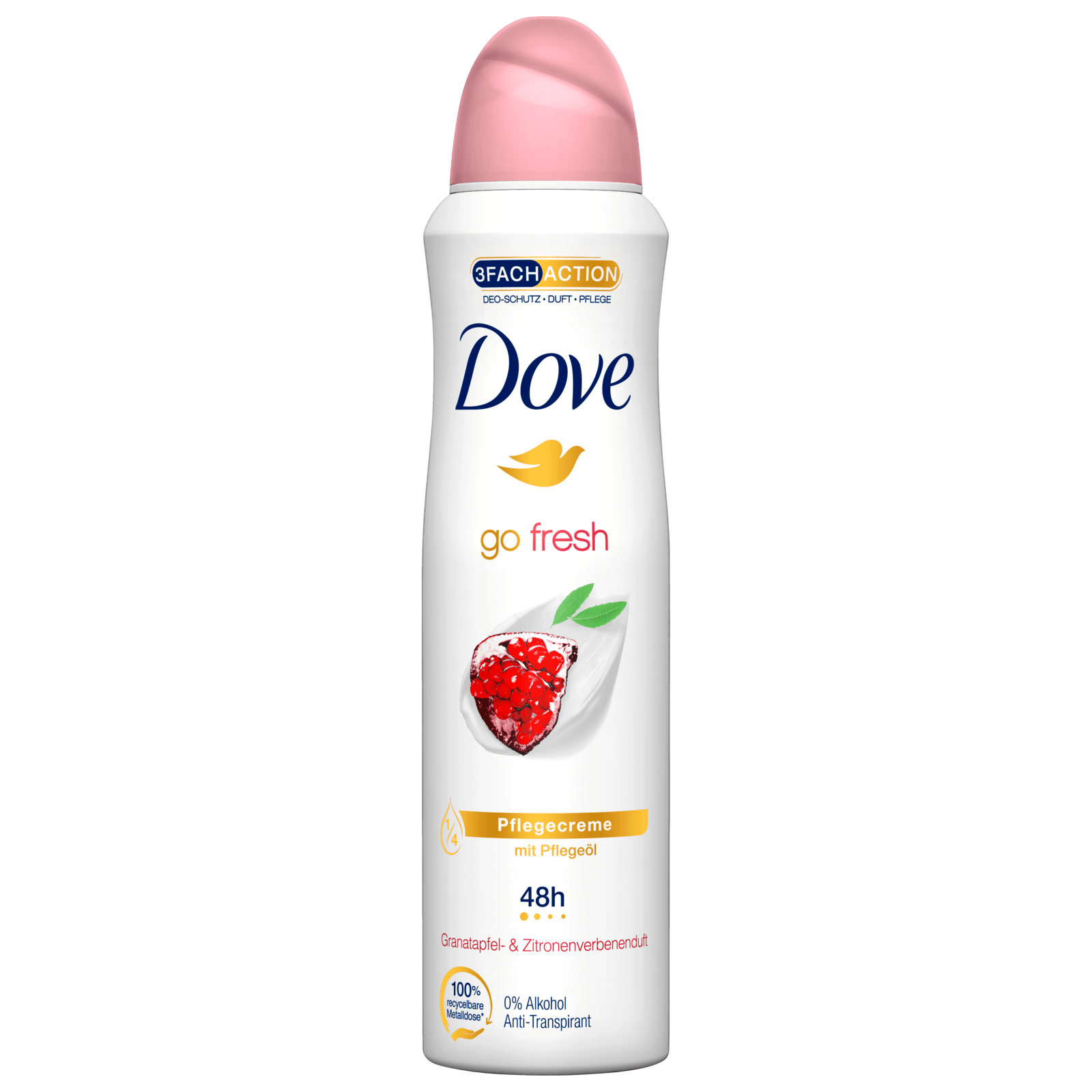 Dove Deo Spray go fresh Granatapfel & Zitronenverbene Anti-Transpirant 150 ml