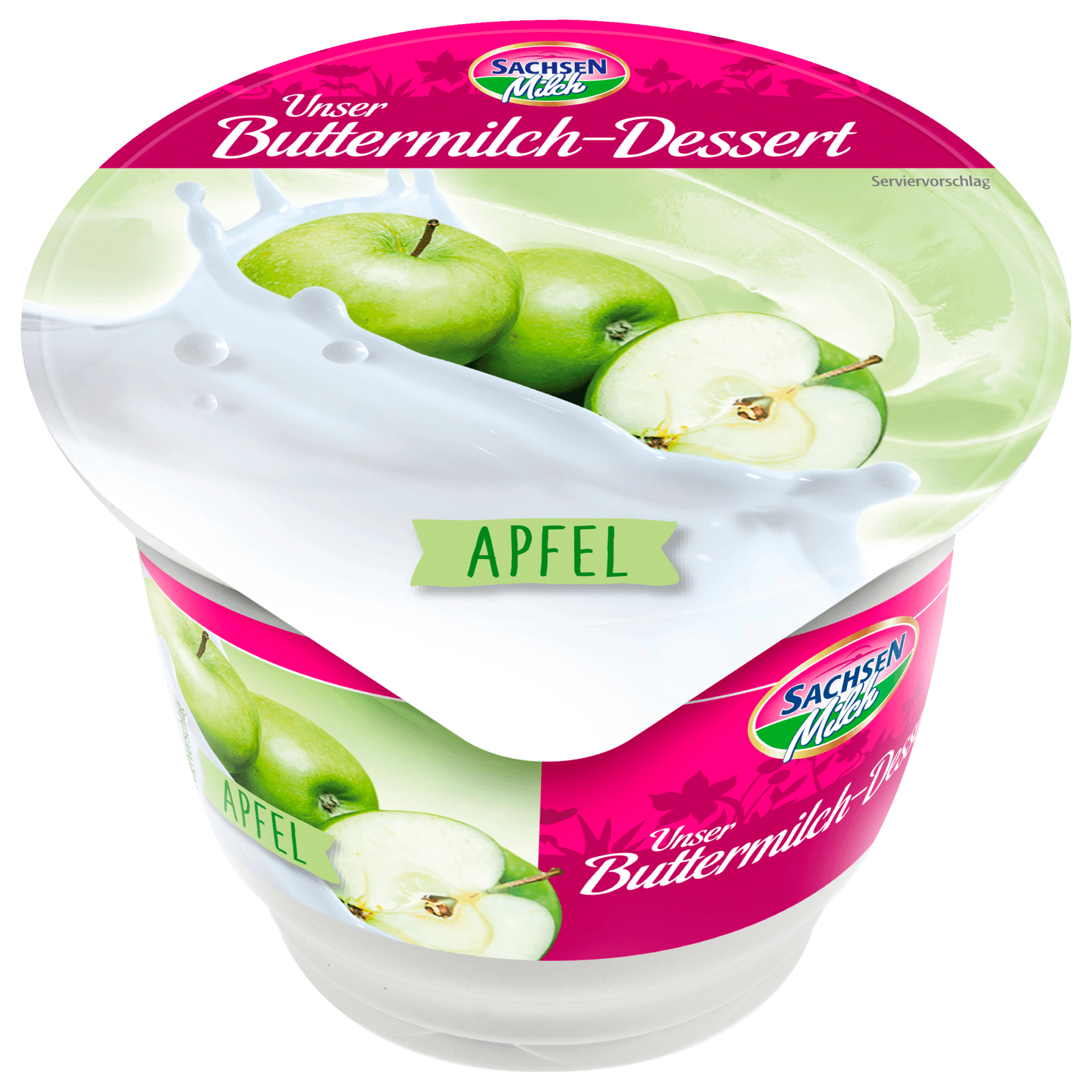 Sachsenmilch Unser Buttermilch-Dessert Gartenfrüchte Apfel 200g  für 0.69 EUR