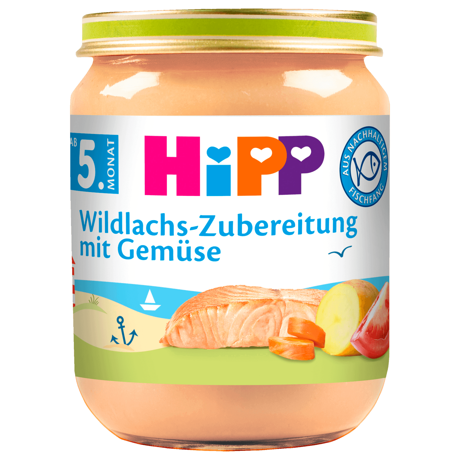 Hipp Wildlachs-Zubereitung mit Gemüse 125g