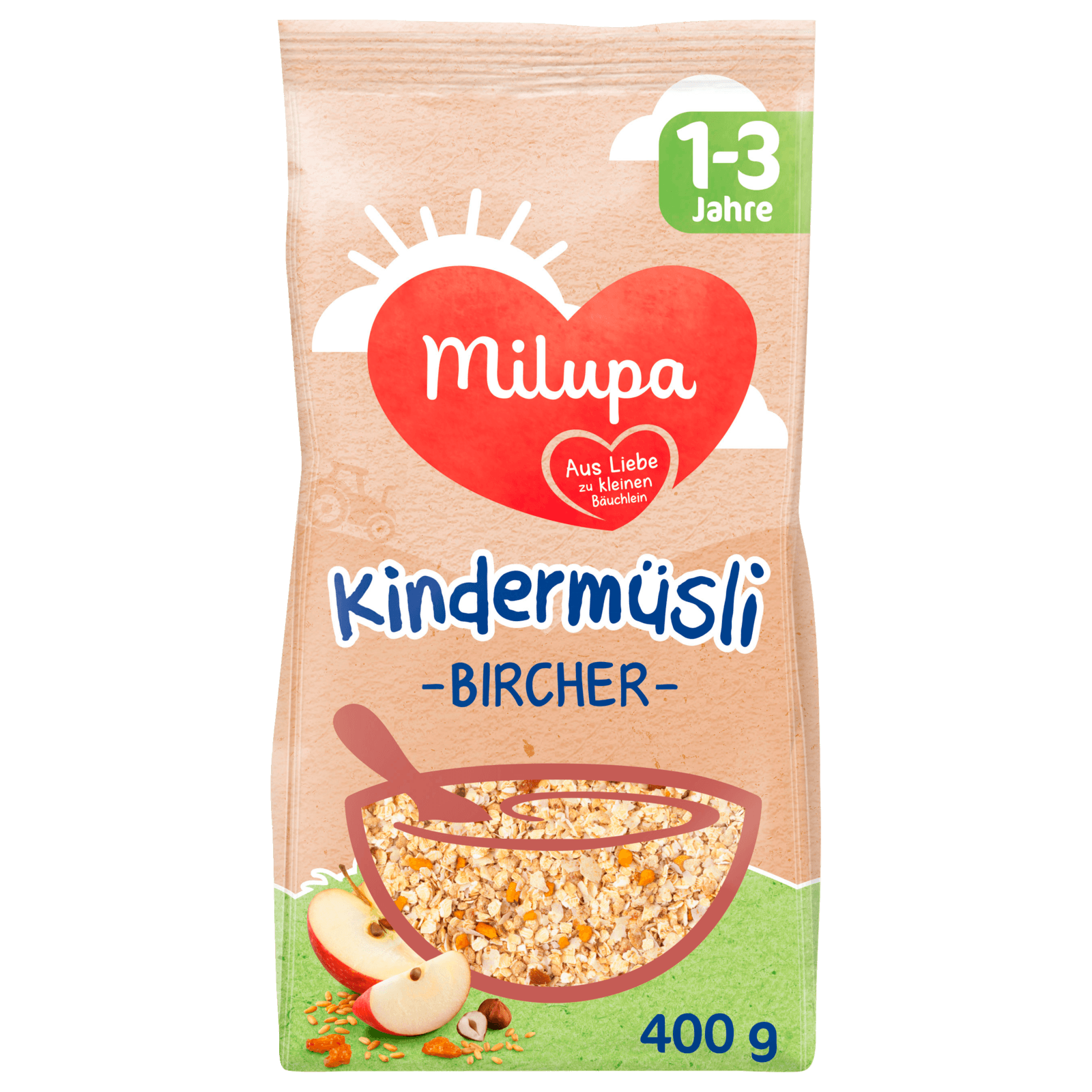 Milupa Kindermüsli Bircher Müsli 1-3 Jahr 400g