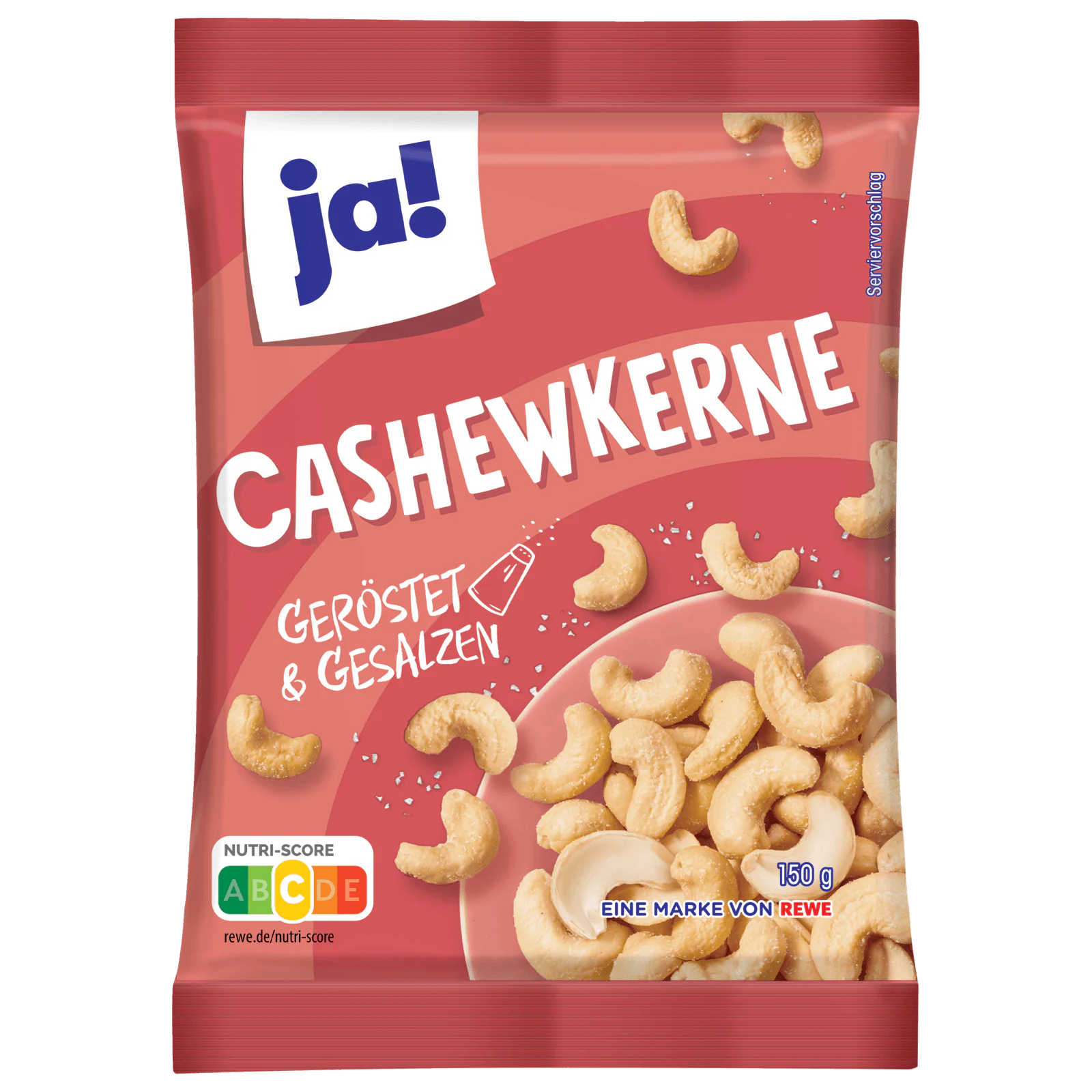 ja! Cashewkerne geröstet & gesalzen 150g